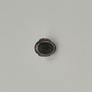 Sterling silver 925 Labradorite Filigree Ring